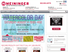 Tablet Screenshot of meininger.com